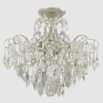 Светильник потолочный Crystallux ESMIRALDA PL4 SILVER ESMIRALDA