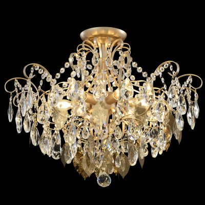 Светильник потолочный Crystallux ESMIRALDA PL6 GOLD ESMIRALDA