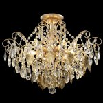 Светильник потолочный Crystallux ESMIRALDA PL6 GOLD ESMIRALDA