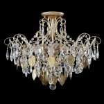 Светильник потолочный Crystallux ESMIRALDA PL6 GOLD ESMIRALDA