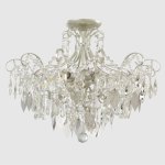 Светильник потолочный Crystallux ESMIRALDA PL6 SILVER ESMIRALDA
