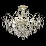 Светильник потолочный Crystallux ESMIRALDA PL6 SILVER ESMIRALDA