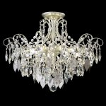 Светильник потолочный Crystallux ESMIRALDA PL6 SILVER ESMIRALDA