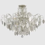 Светильник потолочный Crystallux ESMIRALDA PL9 SILVER ESMIRALDA