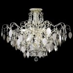 Светильник потолочный Crystallux ESMIRALDA PL9 SILVER ESMIRALDA