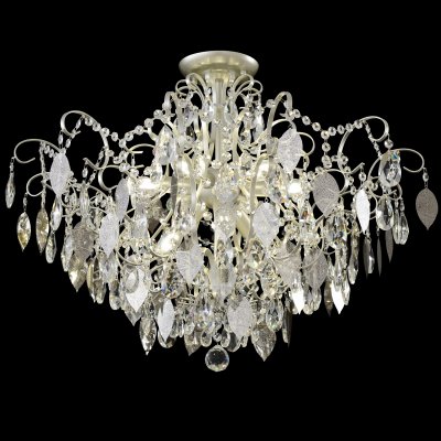 Светильник потолочный Crystallux ESMIRALDA PL9 SILVER ESMIRALDA