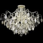 Светильник потолочный Crystallux ESMIRALDA PL9 SILVER ESMIRALDA