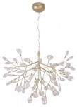 Светильник подвесной Crystal Lux EVITA SP63 GOLD/TRANSPARENT (1692/263)