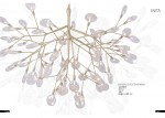 Светильник подвесной Crystal Lux EVITA SP63 GOLD/TRANSPARENT (1692/263)
