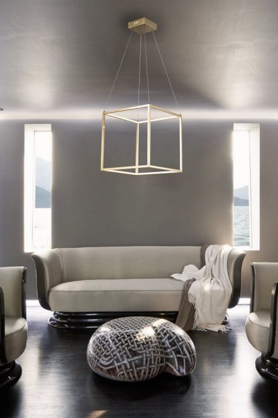 Люстра подвесная Lucia Tucci EXO 3350.440 gold Люстра подвесная Lucia Tucci EXO 3350.440 gold