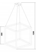 Люстра подвесная Lucia Tucci EXO 3350.640 gold