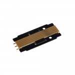 Короткая электрическая плата черного цвета для магнитного шинопровода DLM/X Donolux Electrical Plate DLM/X Black