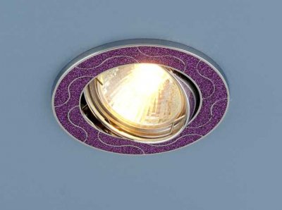 Светильник Elektrostandard 616 MR16 блеск сиреневый/хром