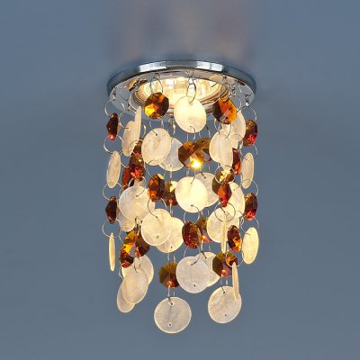 Встраиваемый точечный светильник Elektrostandard 7097 хром/янтарный (CH/WH/T) Встраиваемый точечный светильник Elektrostandard 7097 хром/янтарный (CH/WH/T)