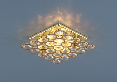 Светильник Elektrostandard 7235 золото/прозрачный