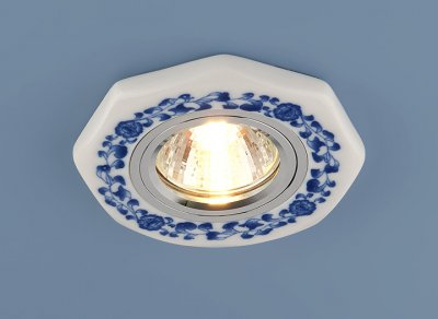 Керамический светильник Elektrostandard 9033 WH/BL керамика бело-голубой