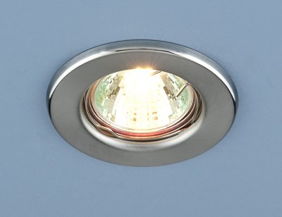 

Точечный светильник Elektrostandard 9210 SC (хром матовый), 9210 MR16 SCH хром сатинированный