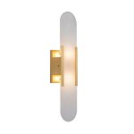 Настенный светильник F037/L gold/white