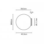 Настенный/Потолочный светильник Fabbian F07G3101