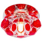 Точечный светильник F3623-S CR CL+RD G4 ЭкономСвет