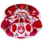 Точечный светильник F3623-S CR CL+RD G4 ЭкономСвет