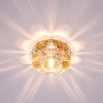 Точечный светильник F3623-S CR CL+TEA G4 ЭкономСвет