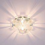 Точечный светильник F4097 WT+CL G4 ЭкономСвет