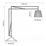 Напольный торшер Flos F6366022 Superarchimoon