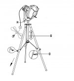 Торшер Fork Chrome Floor MAK interior F704 Латунь
