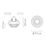 Встраиваемый светильник Axo Light FA NASHIRA G9 Axo