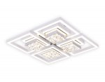 Люстра потолочная Ambrella FA118/4 WH белый 124W 480*480*110 (ПДУ РАДИО 2.4) ACRYLICA