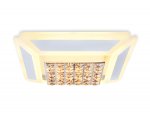 Люстра потолочная Ambrella FA140 WH белый 86W 430*430*110 (ПДУ РАДИО 2.4) ACRYLICA