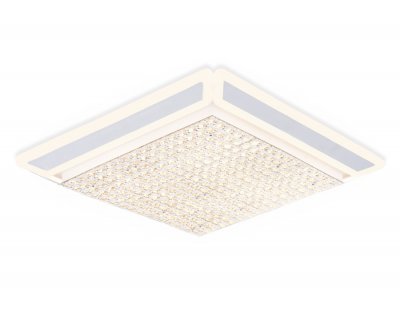 Люстра потолочная Ambrella FA142 WH белый 320W 850*850*110 (ПДУ РАДИО 2.4) ACRYLICA