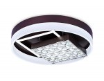 Люстра потолочная Ambrella FA145 CF кофе 104W D500*120 (ПДУ РАДИО 2.4) ACRYLICA