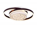 Люстра потолочная Ambrella FA149 WH/CF белый/кофе 94W 500*400*110 (ПДУ РАДИО 2.4) ACRYLICA