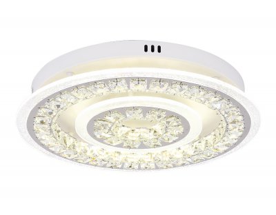 Люстра потолочная Ambrella FA154 WH белый 114W D500*90 (ПДУ РАДИО 2.4) ACRYLICA