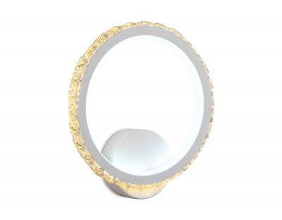 Настенный светильник бра Ambrella FA211 WH белый LED 3000K+6400K 15W 230*250*45 ACRYLICA Настенный светильник бра Ambrella FA211 WH белый LED 3000K+6400K 15W 230*250*45 ACRYLICA