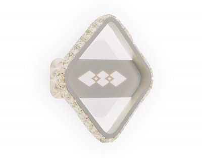 Настенный светильник бра Ambrella FA225 WH белый LED 6400K+3000K/4200K 24W 200*200*40 ACRYLICA Настенный светильник бра Ambrella FA225 WH белый LED 6400K+3000K/4200K 24W 200*200*40 ACRYLICA