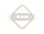 Настенный светильник бра Ambrella FA225 WH белый LED 6400K+3000K/4200K 24W 200*200*40 ACRYLICA