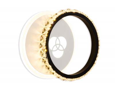 Настенный светильник бра Ambrella FA228 WH белый LED 4200K+4200K/6400K 28W 220*170*50 ACRYLICA Настенный светильник бра Ambrella FA228 WH белый LED 4200K+4200K/6400K 28W 220*170*50 ACRYLICA