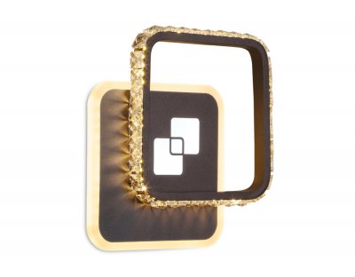 Настенный светильник бра Ambrella FA232 CF кофе LED 4200K/4200K/6400K 30W 210*210*50 ACRYLICA Настенный светильник бра Ambrella FA232 CF кофе LED 4200K/4200K/6400K 30W 210*210*50 ACRYLICA