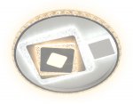 Люстра потолочная Ambrella FA242 WH белый 105W D500*75 (ПДУ РАДИО 2.4) ACRYLICA