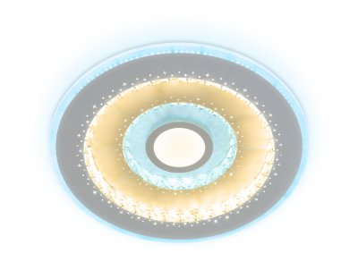 Люстра потолочная Ambrella FA252 WH белый 112W D490*60 (ПДУ РАДИО 2.4) ACRYLICA