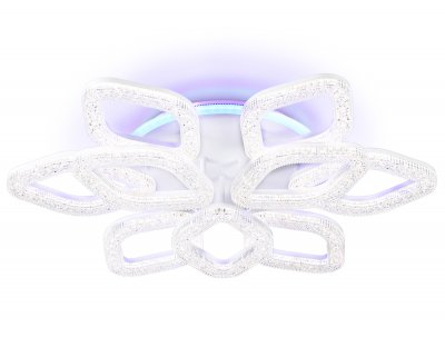 Потолочный светодиодный светильник с RGB подсветкой и пультом Ambrella FA3929 FA