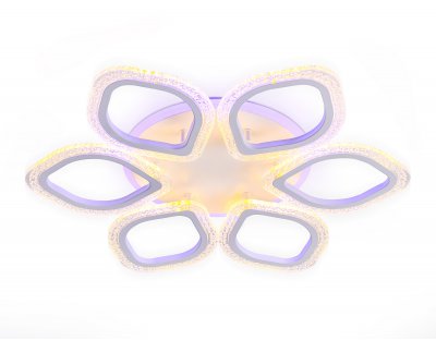 Потолочный светодиодный светильник с пультом и дополнительной подсветкой Ambrella FA4175 FA