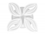 Люстра потолочная Ambrella FA507/4 WH белый 96W+6.5W 550*550*100 (ПДУ РАДИО 2.4) ACRYLICA