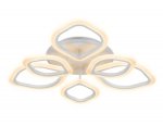 Люстра потолочная Ambrella FA516/3+3 WH белый 126W+7W 700*700*120 (ПДУ РАДИО 2.4) ACRYLICA