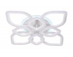 Люстра потолочная Ambrella FA517/4+4 WH белый 168W+28W 730*730*120 (ПДУ РАДИО 2.4) ACRYLICA