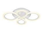 Люстра потолочная Ambrella FA520/4 WH белый 88W+28W 650*410*80 (ПДУ РАДИО 2.4) ACRYLICA