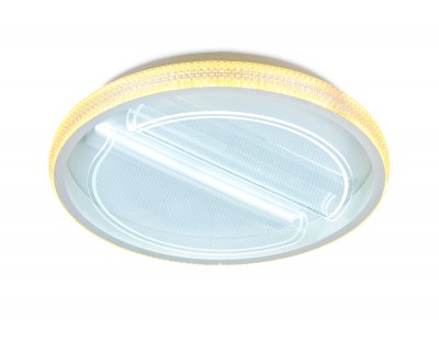 Люстра потолочная Ambrella FA602 WH белый 88W D470*90 (ПДУ РАДИО 2.4) ACRYLICA